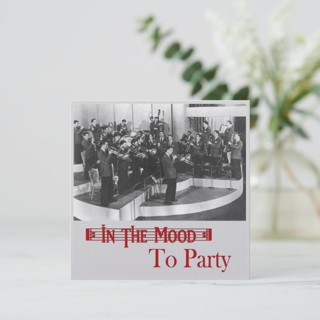 In the Mood Invitation (Standing Front)