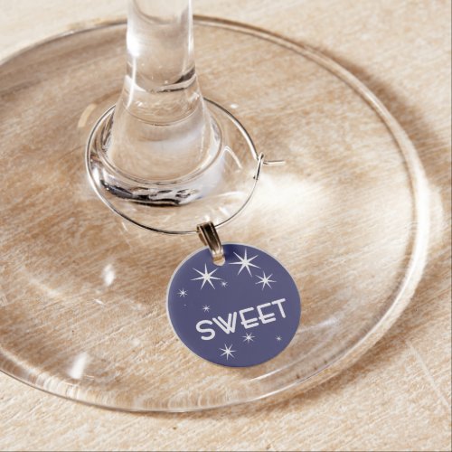 In the Mood Sweet Wine Glass Charm