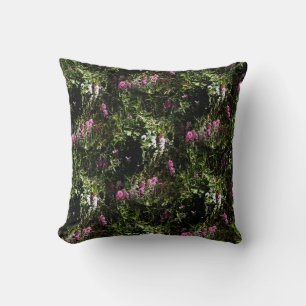 In the mountains where the Sweet Peas grow.... Throw Pillow