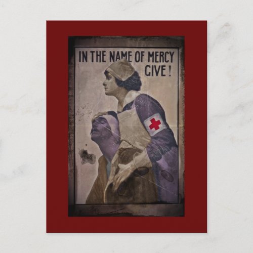 In the Name of Mercy Give Postcard