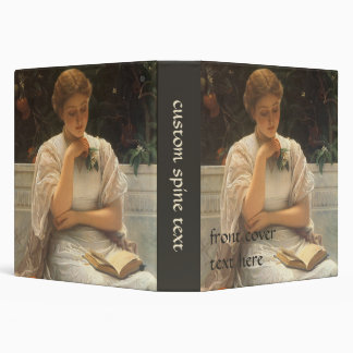 In the Orangery by Charles Edward Perugini 3 Ring Binder