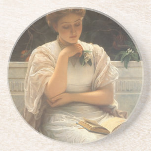 In the Orangery by Charles Edward Perugini Drink Coaster