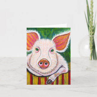 In the Pig Pen Card