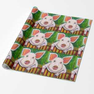 In the Pig Pen Wrapping Paper