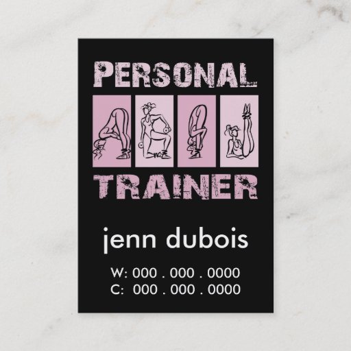 Customizable In the Pink Business Card Template