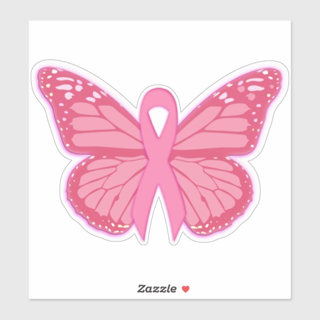 In The Pink Butterfly Sticker (Sheet)