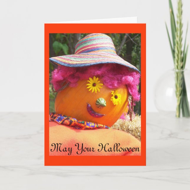 In The Pink Halloween Card (Front)