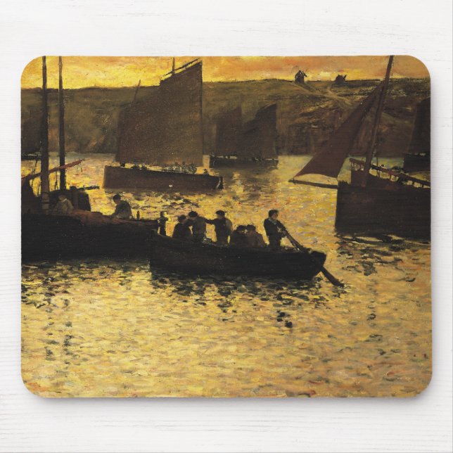In the Port, 1895 Mouse Pad (Front)