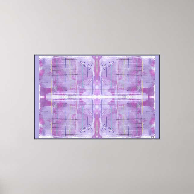 In the Purple World Canvas Print (Front)