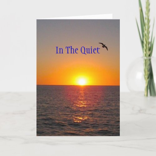 In The Quiet Greeting Card