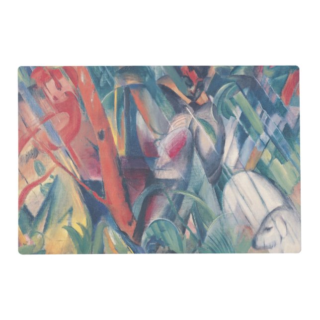 In the Rain, 1912 Placemat (Front)