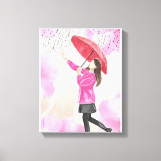 IN THE RAIN CANVAS PRINT