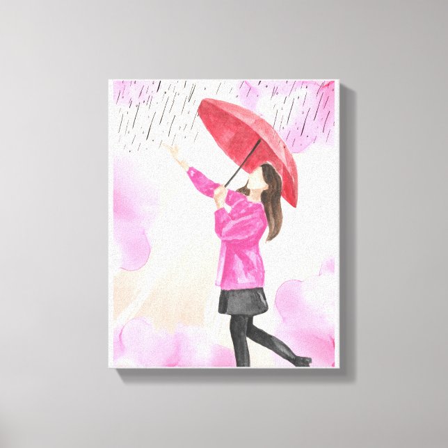 IN THE RAIN CANVAS PRINT (Front)