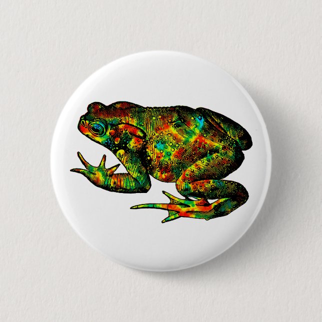 IN THE RAINFOREST PINBACK BUTTON (Front)