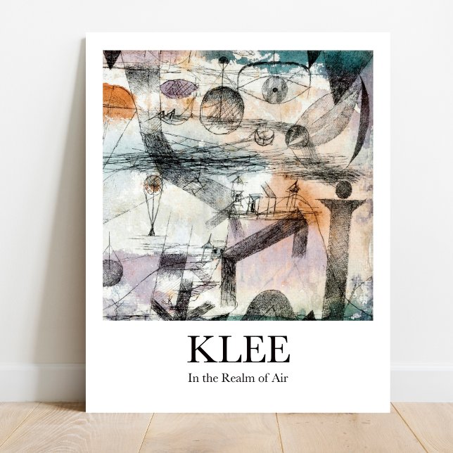 In the Realm of Air 2 by Paul Klee Poster (Klee's whimsical "In the Realm of Air" on museum-quality poster!  Shop iconic surrealism!)