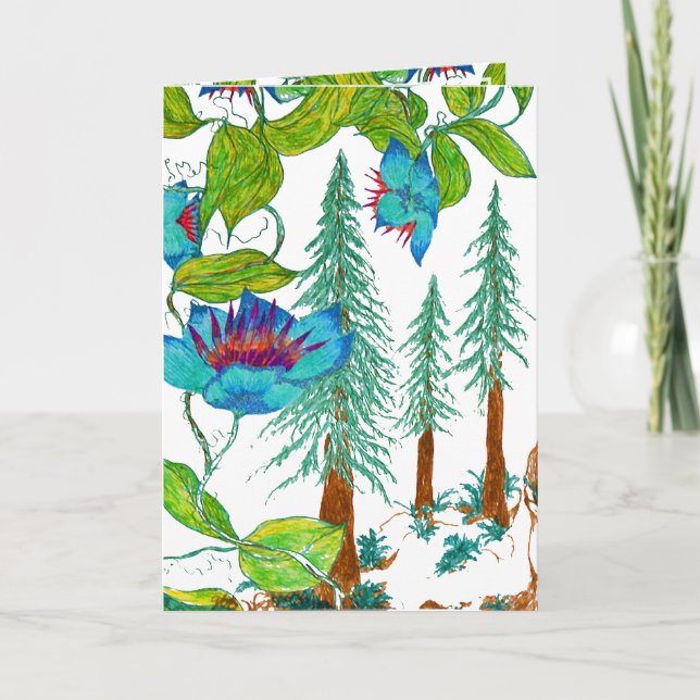 In the Redwoods Card (Front)