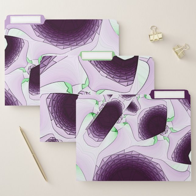 In the shade of color Violet File Folder (Set)