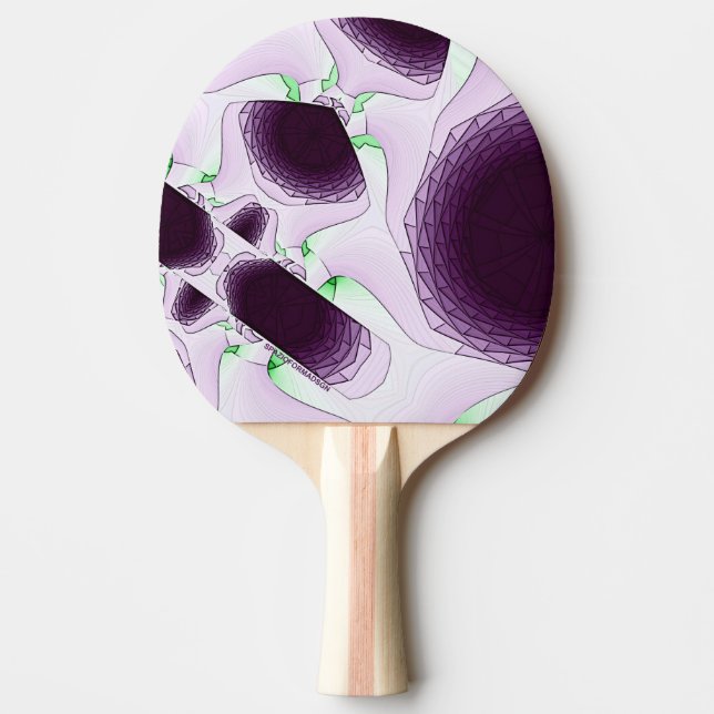 In the shade of color Violet Ping Pong Paddle (Front)