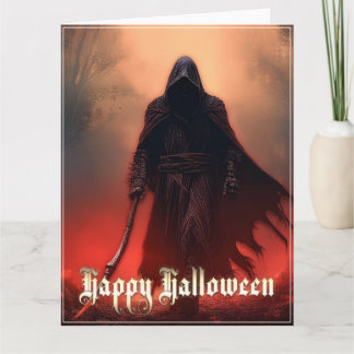 In the shadow of the Grim Reaper - Halloween Card