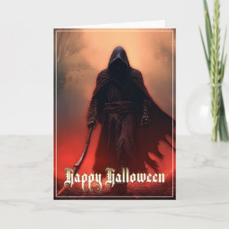 In the shadow of the Grim Reaper - Halloween Card