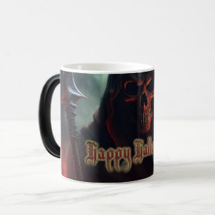 In the shadow of the Grim Reaper - Halloween Color Morph Mug