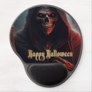 In the shadow of the Grim Reaper - Halloween Gel Mouse Pad