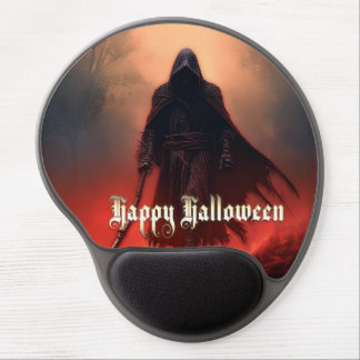In the shadow of the Grim Reaper - Halloween Gel Mouse Pad
