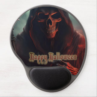 In the shadow of the Grim Reaper - Halloween Gel Mouse Pad