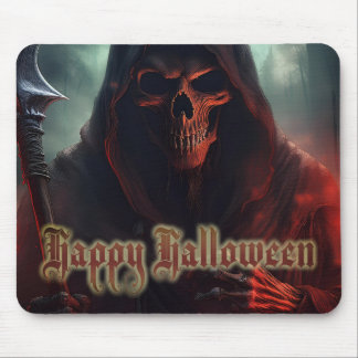 In the shadow of the Grim Reaper - Halloween Mouse Pad