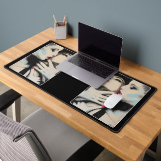 'In the Shadows' Painting on a  Desk Mat