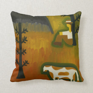 In the Silence of the Mountain 2007 Throw Pillow