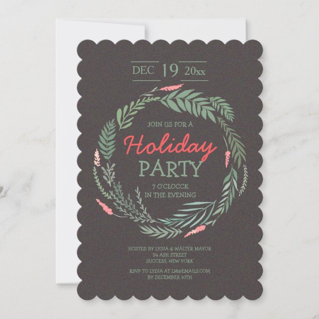 In the Spirit Holiday Invitation (Front)
