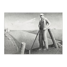 In the Spring - Grant Wood Acrylic Print