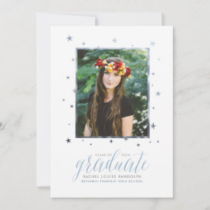 In the Stars Photo Graduation Announcement
