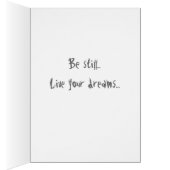 In the stillness of my dream cards (Inside (Right))