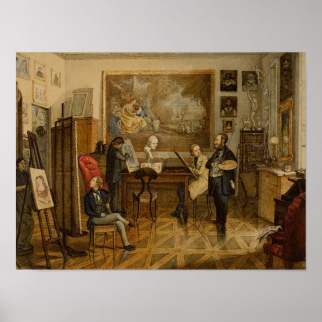 In the Studio of Miklos Barabas Poster (Front)