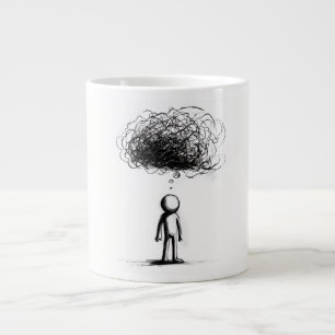 In The Thought Cloud Giant Coffee Mug