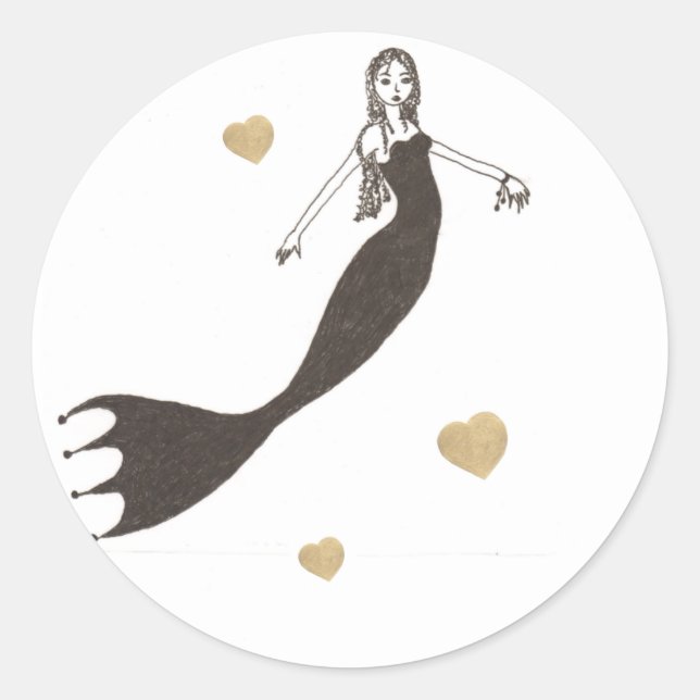 In the Time of Magic Classic Round Sticker (Front)