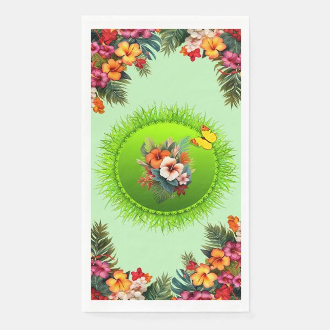 In The Tropics  Paper Guest Towels (Front)