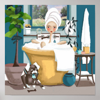 In the Tub Poster