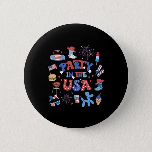 In The Usa 4th Of July American Patriotic Men Wome Button