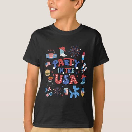 In The Usa 4th Of July American Patriotic Men Wome T_Shirt