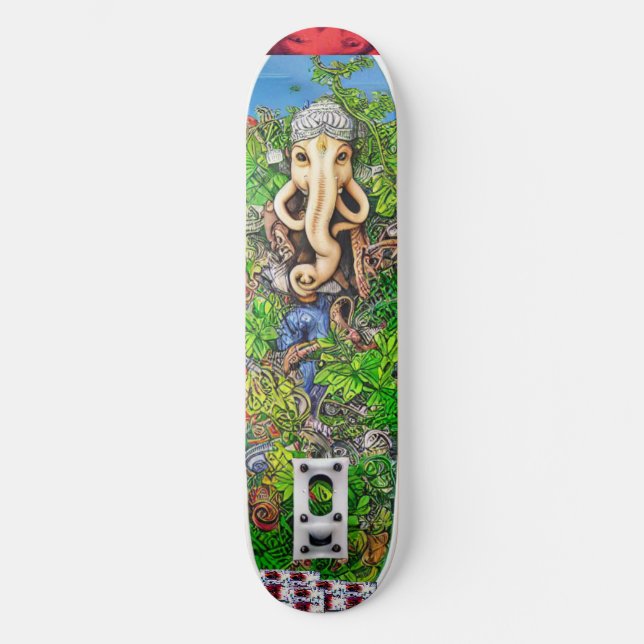 In The Vallely Of VCJ Elephantz (A Lazer Show) Skateboard (Front)