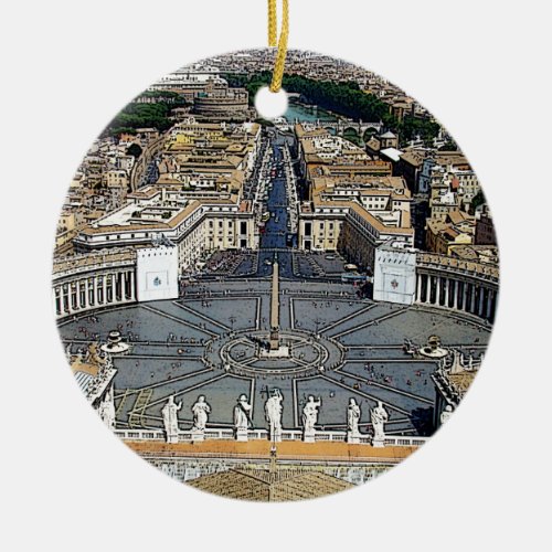 In the Vatican Ceramic Ornament