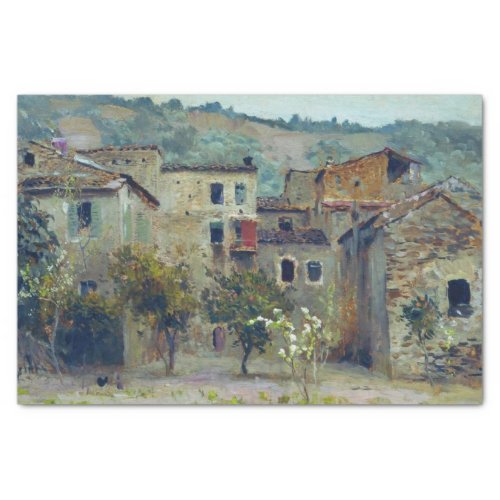 In the Vicinity of Bordiguera North of Italy Tissue Paper