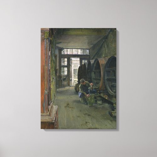 In the Vinegar Factory in Hamburg 1891 Canvas Print