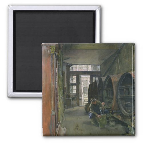 In the Vinegar Factory in Hamburg 1891 Magnet