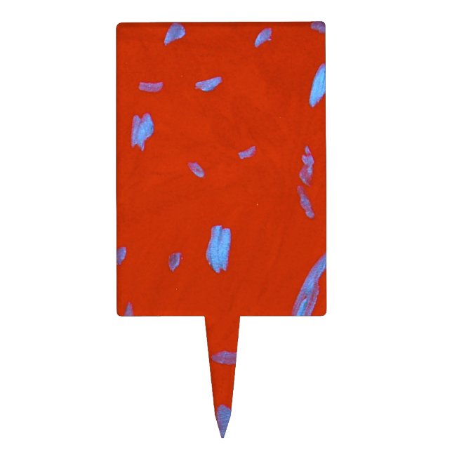 In The Volcano Cake Topper (Front)