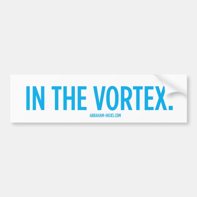 In The Vortex. Bumper Sticker (Front)