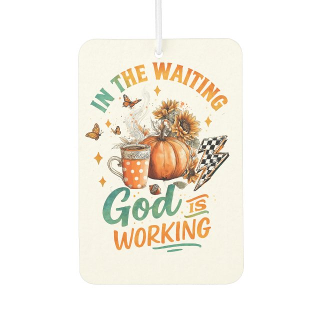 In The Waiting...  Air Freshener (Front)